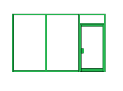 Aluminium Shop Front